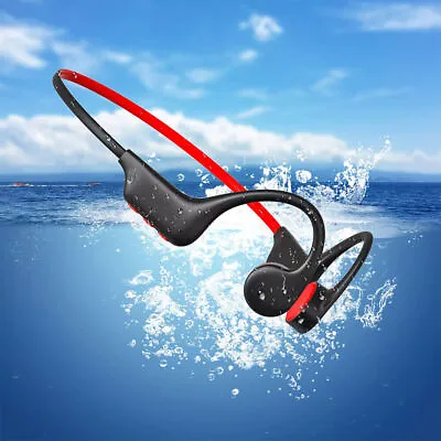 Bluetooth Bone Conduction Headphones Sport Swimming Waterproof Earphone IPX8 32G • $32.99