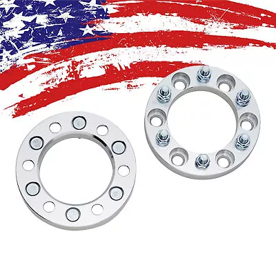$28.89 • Buy 2X Wheel Spacer Adapters 1'' Thick 6X5.5 12x1.5 Fit For GMC Tacoma 4Runner 6 Lug