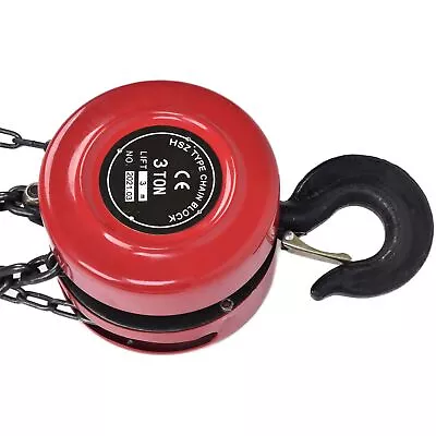 Industrial Manual Hand Lift Chain Block Hoist Ratchet Lever With Hook 3Meters✈ • £183.33