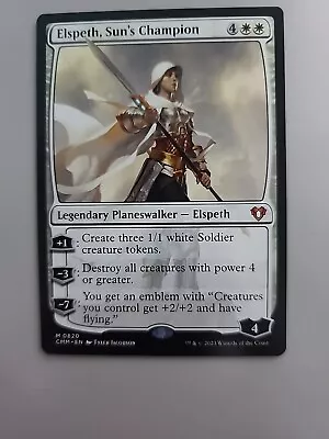 MTG Elspeth Sun's Champion Commander Masters 0820 Regular Mythic • $2.99