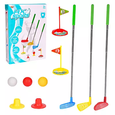 $19.95 • Buy Kids Golf Club Set Toddler Mini Golf Play Set Sport Outdoor Practice Balls Toy