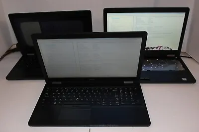 Lot Of 3 Dell Latitude 5580 I3 & E5570 I5 15.6  Laptops AS IS BOOTS INCOMPLETE • $79