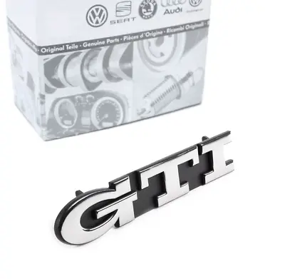 Original VW Golf 3 GTI Emblem Grill Grille Front Chrome GTD VR6 Variant *NEW • $53.12