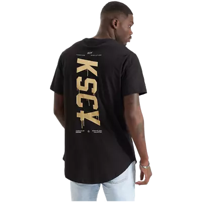 Kscy | Eternity Dual Curved Tee Jet Black • $59.99