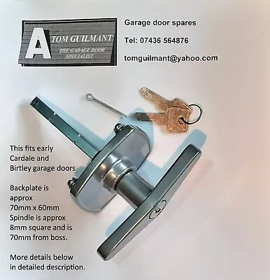 Birtley Garage Door Spares T Bar Lock Handle - Also Fits Early Cardale Doors • £18.65