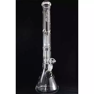 AMG Glass Massive 22 Inch Double Perc Glass Bong Water Pipe • $177.99