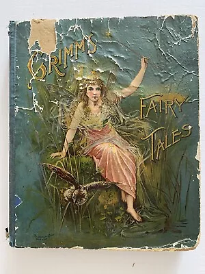 Antique Grimm's Fairy Tales Book McLoughlin Bros • $40