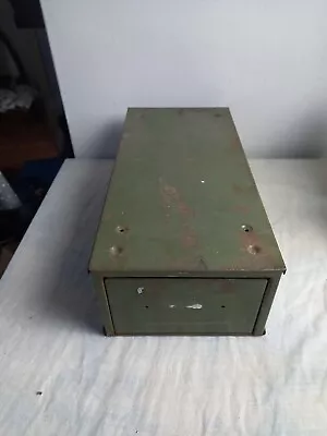 Vintage Industrial Metal Filing Cabinet Drawer..NO HANDLE • £12.99