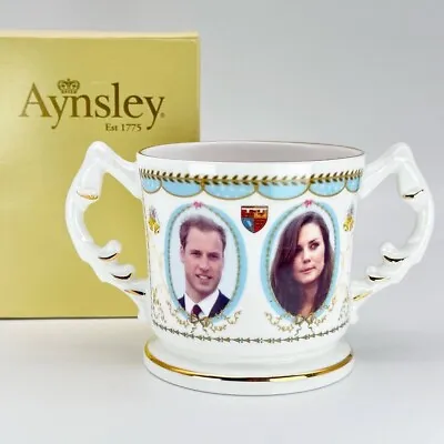 H.R.H. Prince William Kate Middleton Engagement 2010 Aynsley Fine Bone China Mug • £15