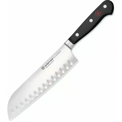 Wusthof Classic Scalloped Santoku Knife 17cm 4183 1040131317 • $195.90