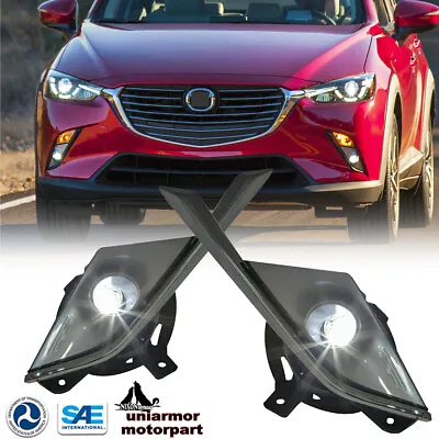 For 2016 2017 2018 2019 Mazda CX-3 CX3 LED Fog Lights Front Bumper Lamps Pair • $70.99