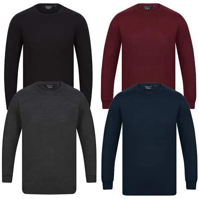 Kensington Eastside Crew Neck Jumper Men's Knitted Sweater Pullover Casual Top • £14.99