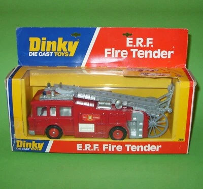 £44.99 • Buy Dinky / 266 ERF Fire Tender With Grey Ladder / Boxed