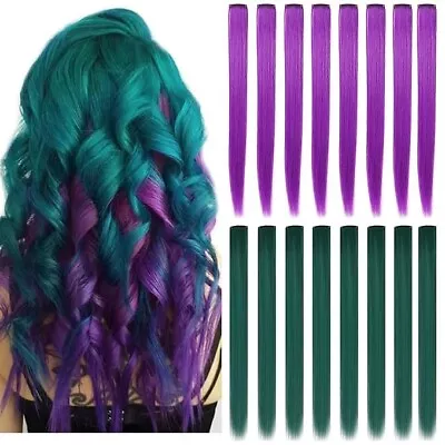 10 Pcs Colored Clip In Hair Extensions • $8.99