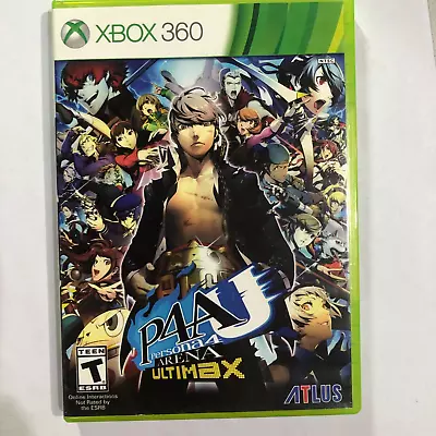 P4a Persona4 Arena Ultimax - Care Ntsc Not Pal - Xbox 360 - Vgc - Free Post • $37.90