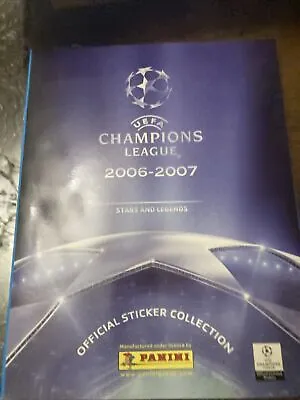 UEFA Champions League 2006/7 Stars And Legends Panini Officia Sticker Collection • $4.36