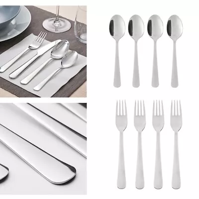 IKEA 4x Dragon Stainless Steel Cutlery Set Teaspoon Set Kitchen Set • £8.20