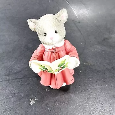 Vtg Enesco Singing Cat Figurine 372498 We're In Purr-fect Harmony Together 1998 • $12.97