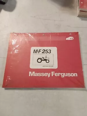 Vintage 1989 Massey Ferguson MF 253 Tractor  Manual   • $17.95