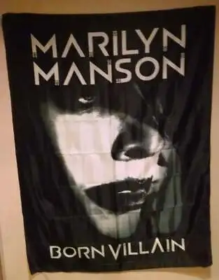 Marilyn Manson Born Villain Fabric Poster Flag 30x40  • $25