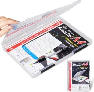 £9.45 • Buy Marte Vanci A4 Paper Holder Clear Plastic Storage Box Waterproof Dustproof Box