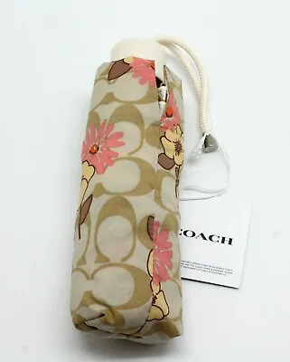 COACH WOMEN Mini Umbrella In Signature FLORAL Cluster Print • $48.95