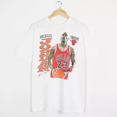 Vintage Michael Jordan Chicago Bulls NBA Rap Tee Large • $200