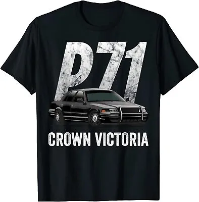 $17.99 • Buy NEW LIMITED Police Car Crown Victoria Interceptor P71 T-Shirt
