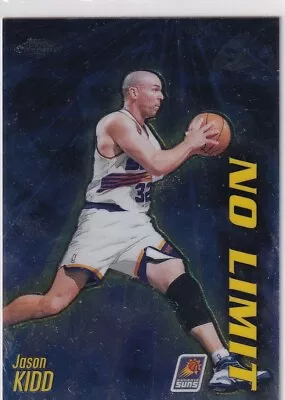 2001 Topps Chrome NBA Basketball Card No. NL11 Jason Kidd No Limit • $2.41