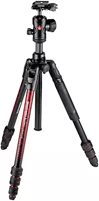 Befree Advanced Twist 4-Section Aluminum Travel Tripod With Ball Head Red • $333.99