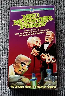 MAD MONSTER PARTY (VHS 2002) Anchor Bay | Boris Karloff | Phillis Diller | VG  • $17.95