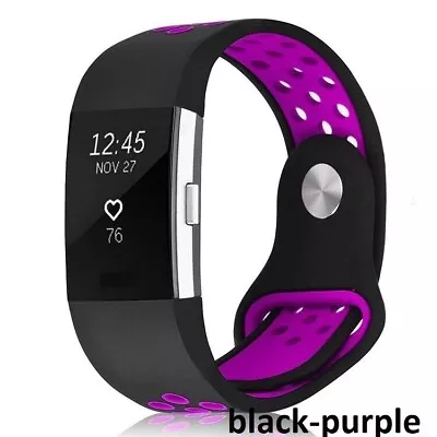 For Fitbit Charge 2 Bands Replacement Silicone Wristband Watch Strap Sports Band • $13.99