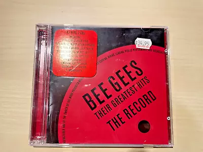 BEE GEES: THEIR GREATEST HITS: THE RECORD – 2 CDs SET 42 TRACKS BEST OF • $10