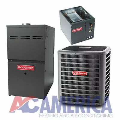 5 Ton 14 SEER AC / 100000 Btu 80% Gas Furnace GSX140601 GM9S801005CN CAPF4961C6 • $3945