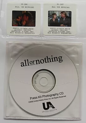 CD-ROM + 2 Color Slide ALL OR NOTHING Timothy SPALL Movie Digital PRESS KIT • $15