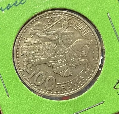 1950 Monaco 100 Francs Coin • $9.99