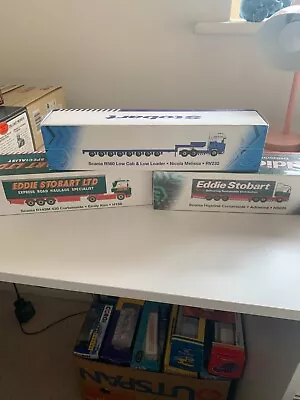 Joblot Of 3 Atlas Editions Eddie Stobart Lorries - MIB • $18.05