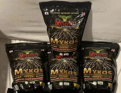 4x  Bag Xtreme Gardening Mykos Pure Mycorrhizal Inoculant Beneficial Root 2.2 Lb • $125