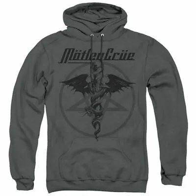 Motley Crue Dr Devil Hoodie Sweatshirt Licensed Rock N Roll Music Band Charcoal • $31.49