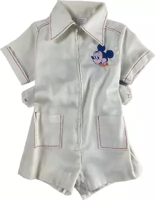 Vintage Walt Disney 24 Month Old Romper MICKEY MINNIE MOUSE 42817 **READ** • $58.99