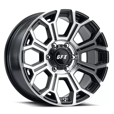 G-FX TR-19 16x8.5 -6 Gloss Black Machined Face Wheel 8x165.1 8x6.5 (QTY 4) • $797