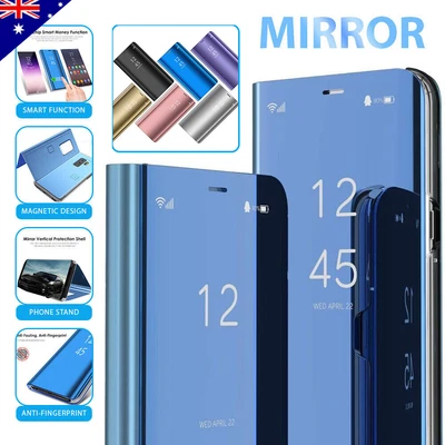 $9.99 • Buy For IPhone 14 13 12 11 Pro Max Mini XS XR 8/7 Plus Luxury Mirror Case Flip Cover