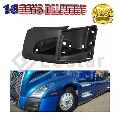 Corner Bumper Left Side With Fog Light Cut-out For 2018-2024 Volvo VNL Truck • $223.99