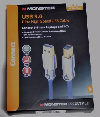 Monster Digital SuperThin Mini HDMI Cable 8FT NEW Sealed • $11.99