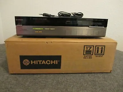 NEW OLD STOCK 1980s HITACHI STEREO RECEIVER FT-MD5 W/ BOX-C INFO MADE IN JAPAN • $288.95