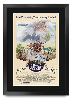The Muppet Movie 16 X 12 Inch Framed Gifts Printed Poster Signed Autograph Pi... • $64.99