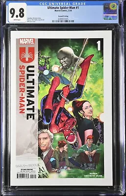 ULTIMATE SPIDER-MAN #1 2nd Print~CGC 9.8 NM/MINT • £49.99