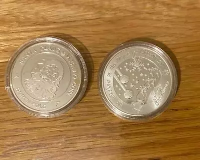 £0.99 • Buy New Large Santa Claus Wishing Coin & Gift Bag Father Christmas Stocking Filler