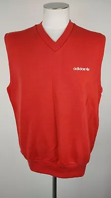 Adidas Sweatshirt Sleeveless Man Size L Sport Men Sweatshirt Casual Vintage • $29.22