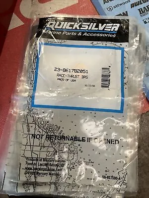New Mercury Mercruiser Quicksilver OEM Part # 23-861782051 RACE For 4x • $29.99